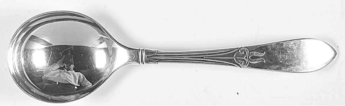 Tulipan (Sterling, 1933) Round Bowl Soup Spoon (Gumbo) by Frank Smith-1
