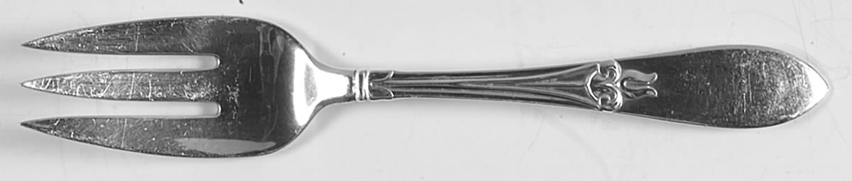 Tulipan (Sterling, 1933) Individual Salad Fork by Frank Smith-1