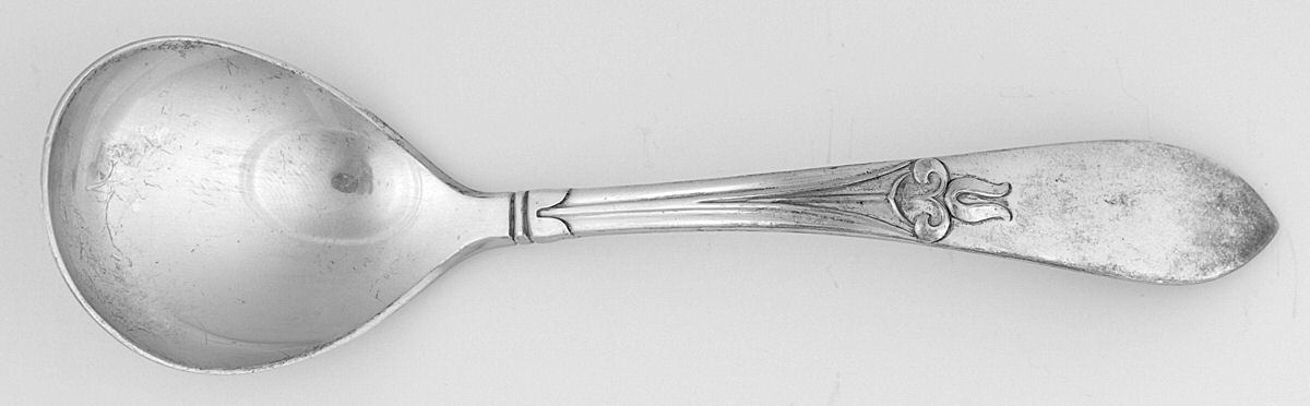 Tulipan (Sterling, 1933) Solid Piece Cream Ladle by Frank Smith-1