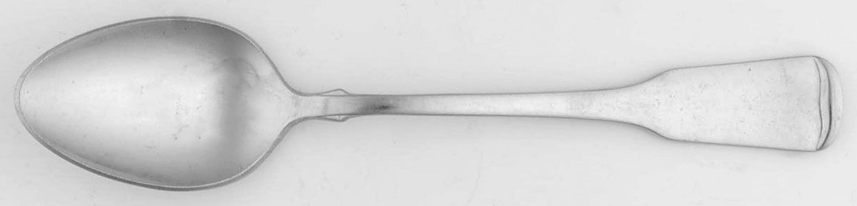 Wilmington (Stainless, End Handle Flair) Place/Oval Soup Spoon by F B Rogers-1