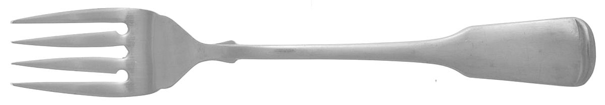Wilmington (Stainless, End Handle Flair) Large Individual Salad Fork by F B Rogers-1