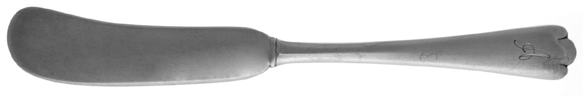 Winslow (Sterling, 1922) Flat Handle Butter Spreader by Frank Smith-1