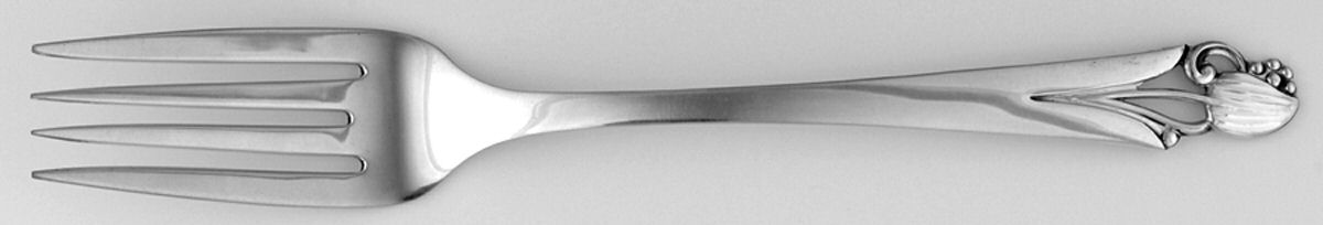 Woodlily (Sterling, 1945, Satin) Fork by Frank Smith-1