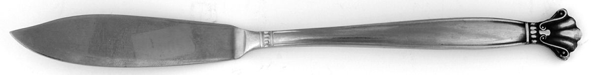 Topaz (Stainless) Flat Handle Master Butter Knife by F B Rogers-1