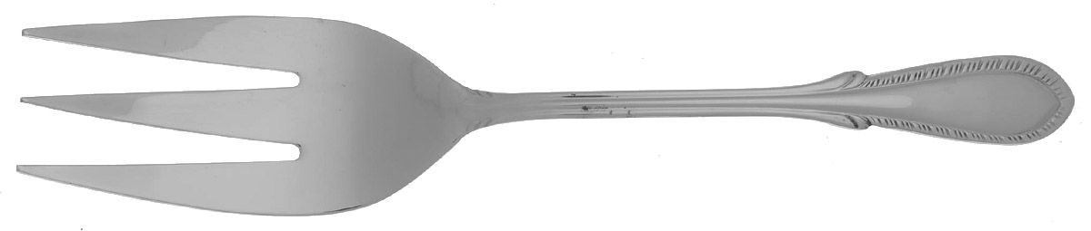 Breeze (Stainless0 Medium Solid Cold Meat Serving Fork by Farberware-1
