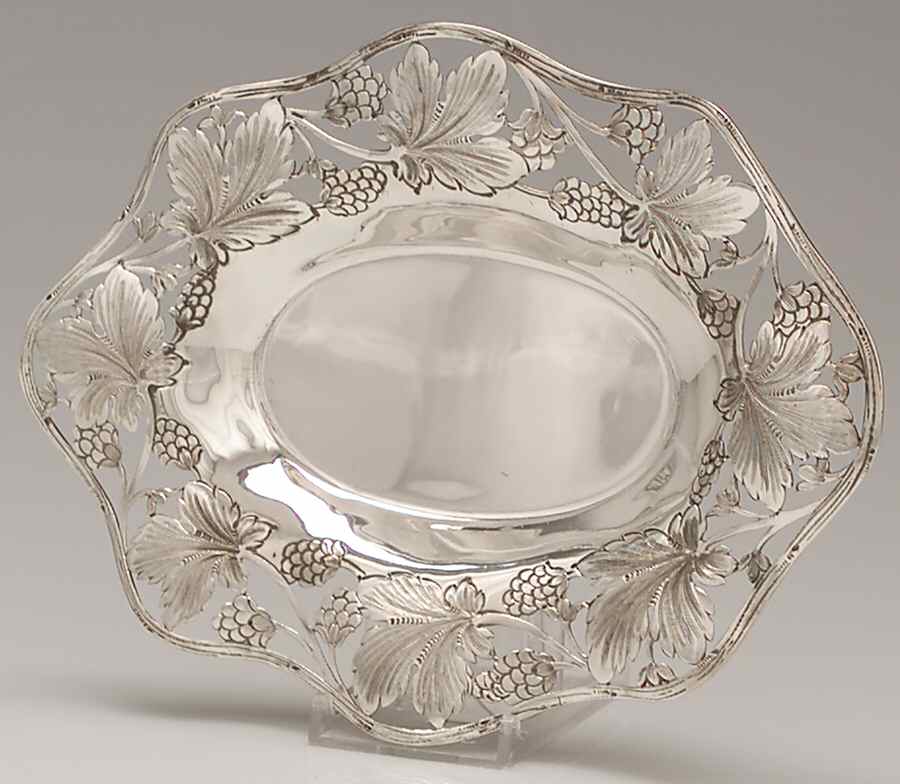 Sterling Hollowware 8" Sterling Bon Bon Bowl by Frank Smith-1