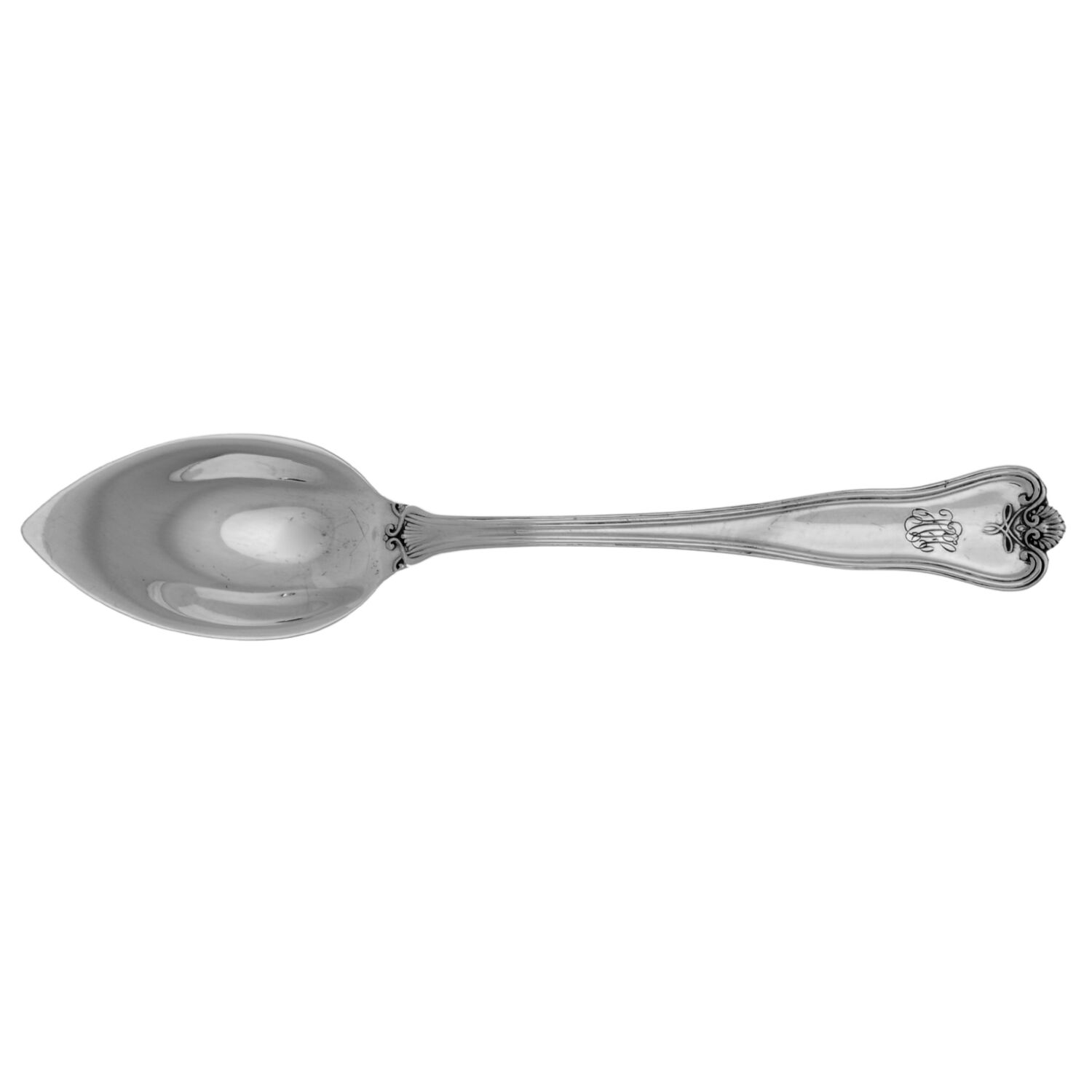 Priscilla (Sterling, 1924, No Monograms) Fruit/Orange Spoon by Frank Smith-1