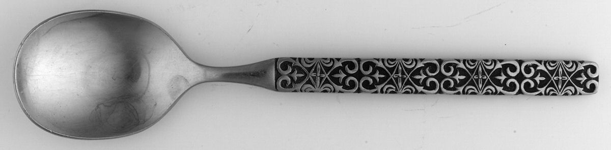 Medina (Stainless) Sugar Spoon by Fashion Manor-1