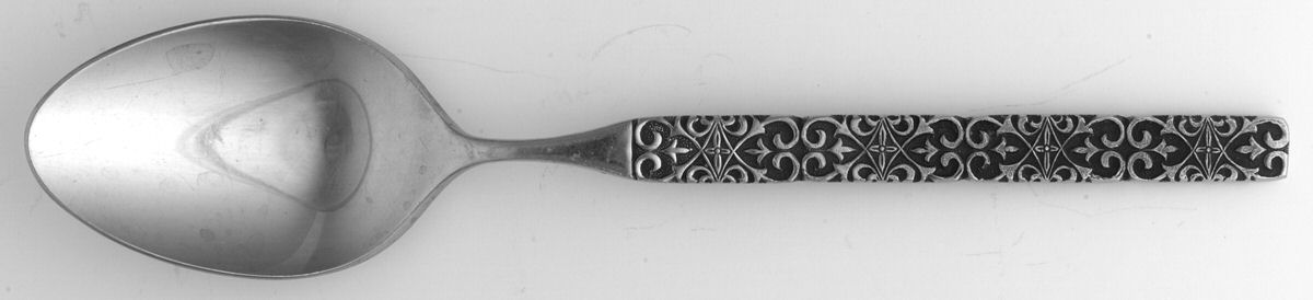 Medina (Stainless) Place/Oval Soup Spoon by Fashion Manor-1