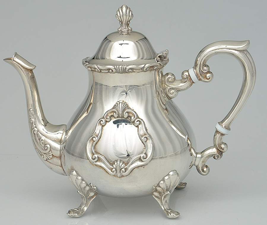 Georgetown (Silverplate, Hollowware) Teapot by F B Rogers-1