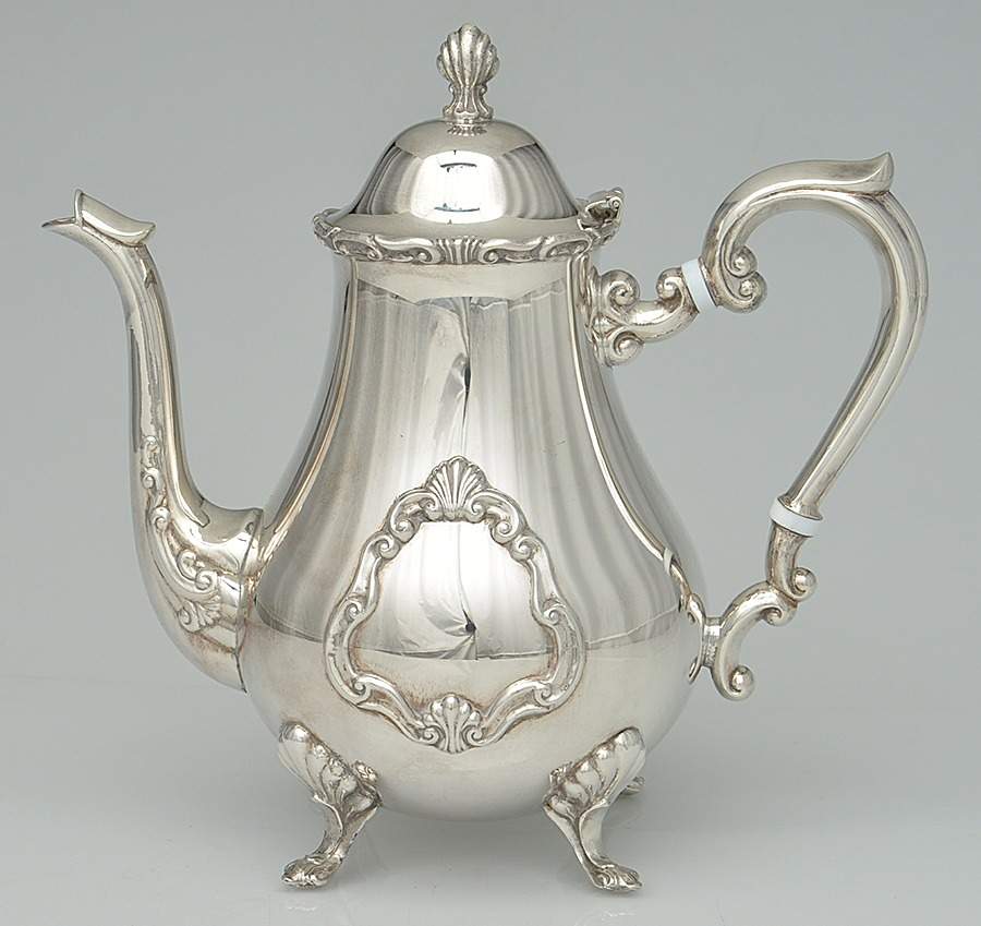 Georgetown (Silverplate, Hollowware) Silverplate Coffee Pot by F B Rogers-1