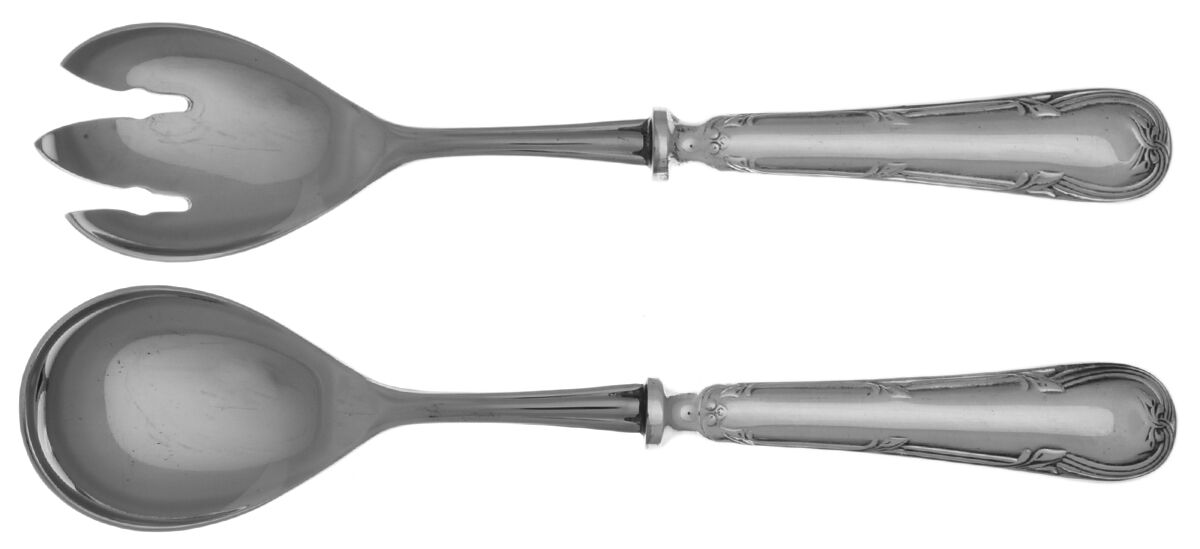 Regence (Silverplate) Hollow Handle 2-Piece Salad Set by Fracalanza-1