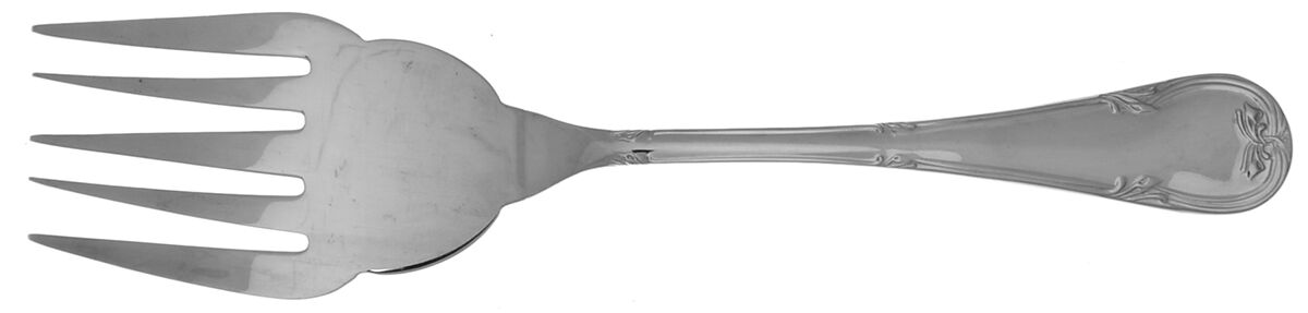 Regence (Silverplate) Large Solid Fish Serving Fork by Fracalanza-1
