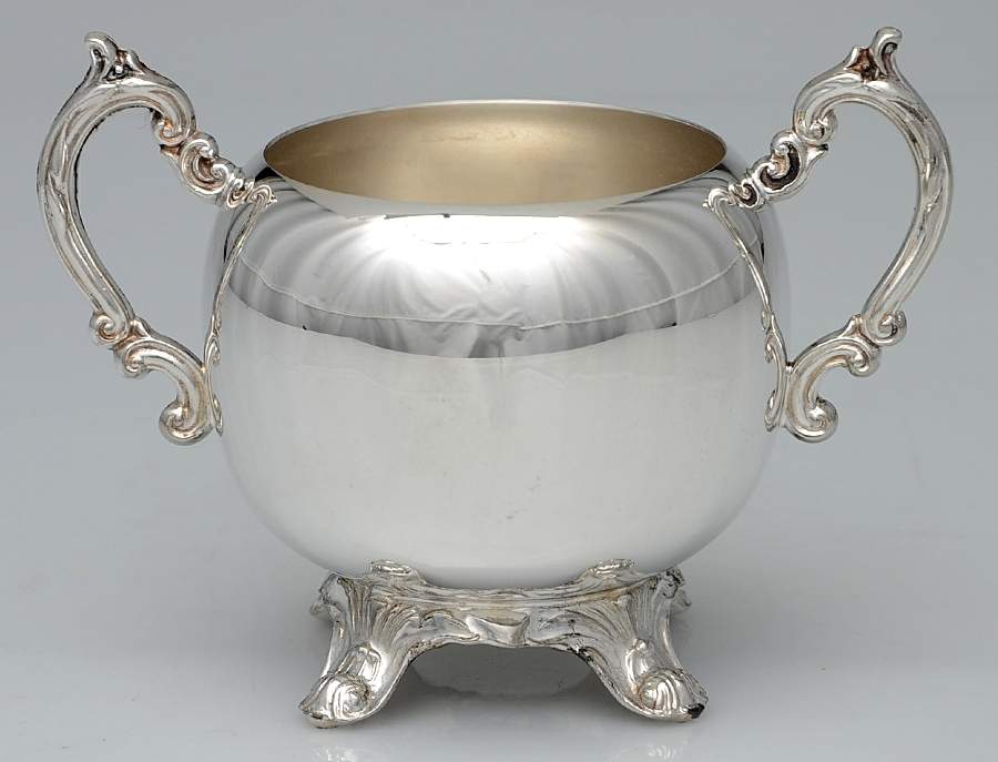 2333 (Silverplate, Hollowware) Sugar Bowl No Lid by F B Rogers-1