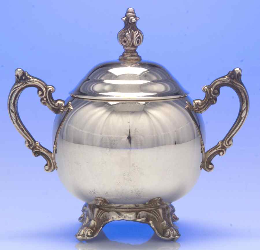 2333 (Silverplate, Hollowware) Sugar Bowl & Lid by F B Rogers-1