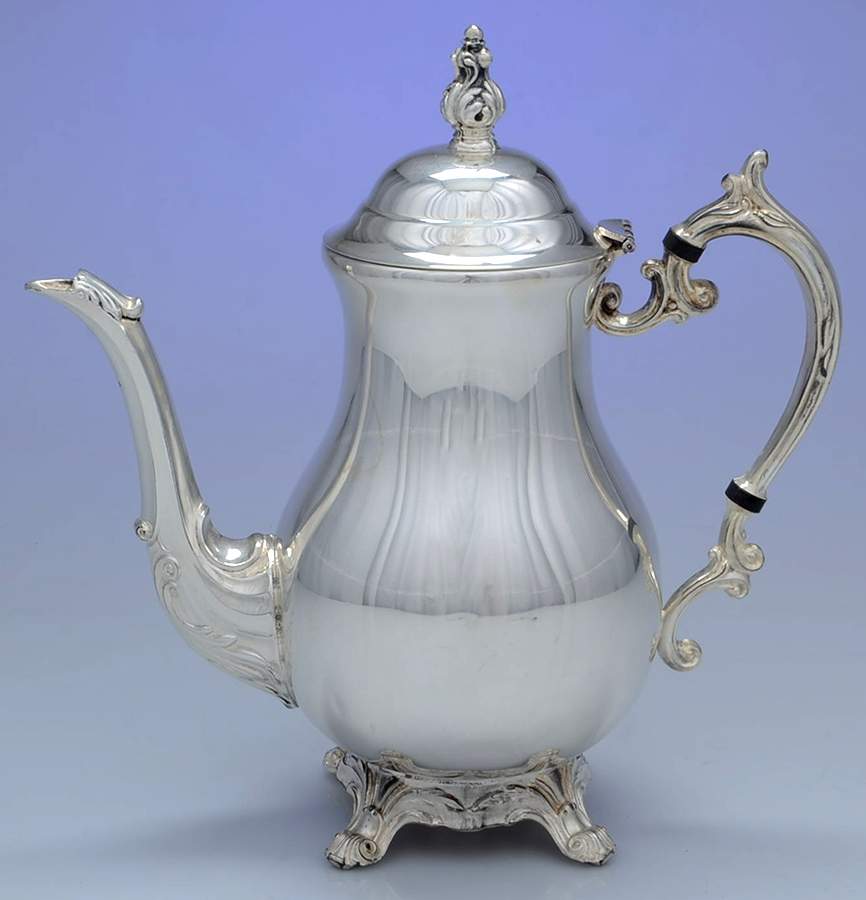 2333 (Silverplate, Hollowware) Silverplate Coffee Pot by F B Rogers-1
