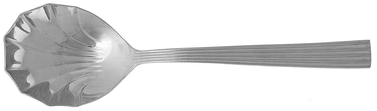 FTU5 (STAINLESS) Solid Serving Spoon by Fortunoff-1