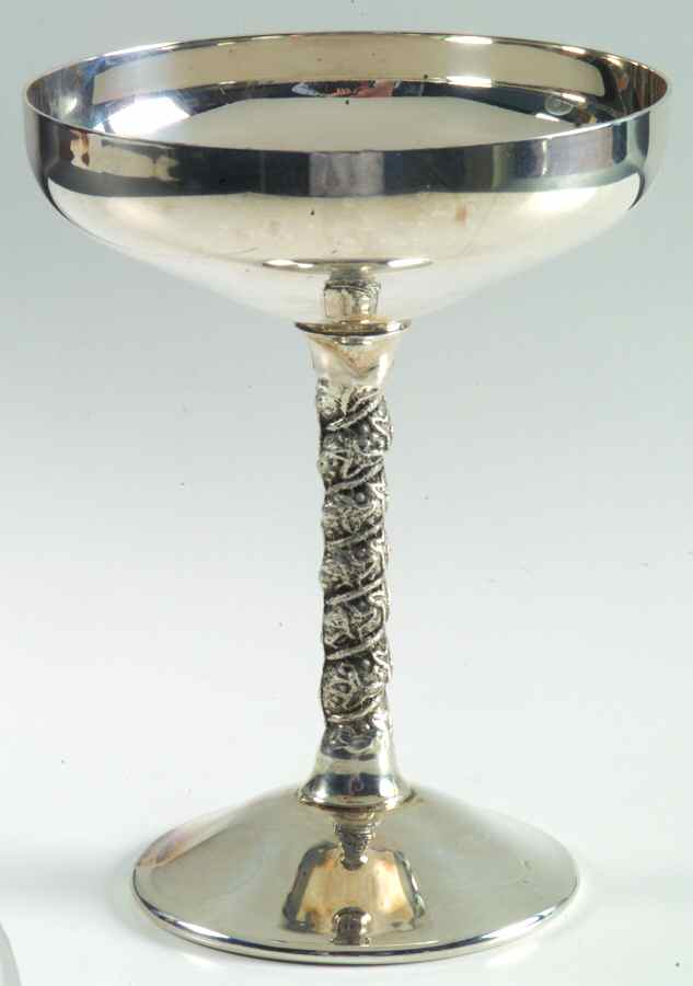 F500 (Silverplate, Hollowware) Silverplate Champagne/Sherbet by F B Rogers-1