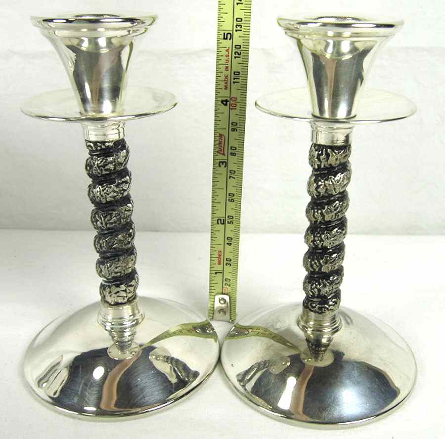 F500 (Silverplate, Hollowware) 5" Candlestick by F B Rogers-1