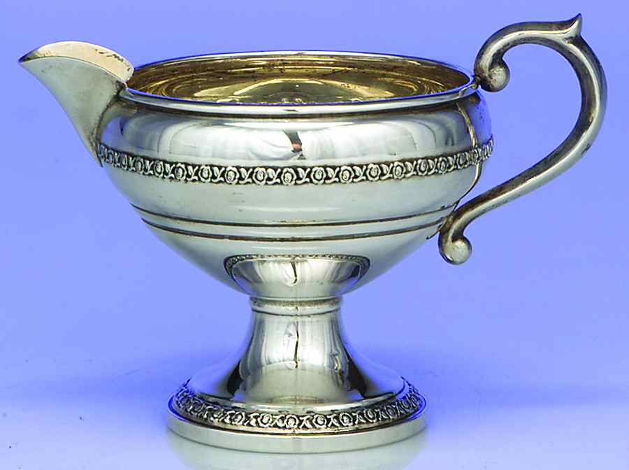 Margaret Rose (Sterling, Hollowware) Weighted Mini Creamer by F B Rogers-1