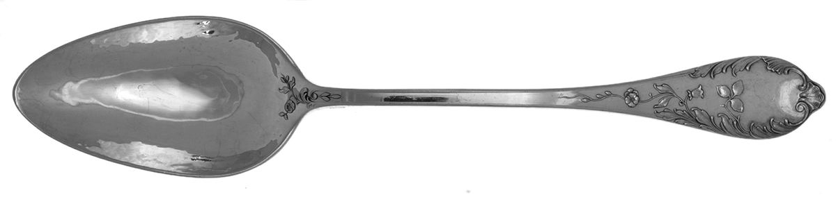 Grand Duchess (Sterling) Solid Serving Spoon by Faberge-1