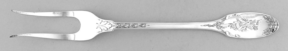Opera Russe (Sterling) Large 2-Tine Cold Meat Serving Fork by Faberge-1