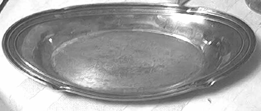 Fbr20 (Silverplate, Hollowware) Silverplate Bread Tray by F B Rogers-1