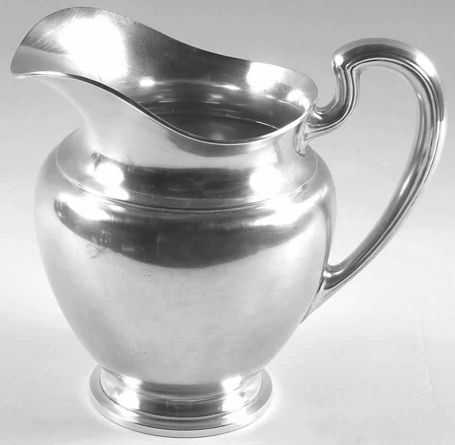 W74-Sterling, Hollowware Sterling Water Pitcher by Frank Smith-1