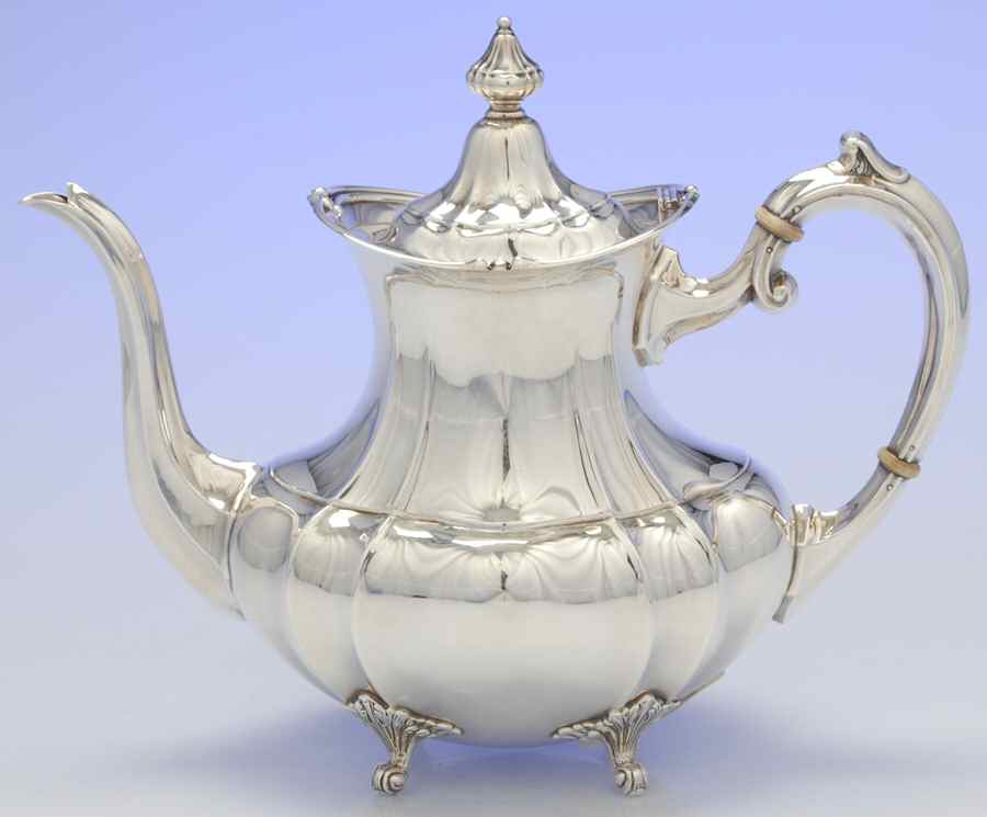 Duncan-Footed Duncan (Sterling, Hollowware) Coffee Pot by Fisher Silversmiths-1