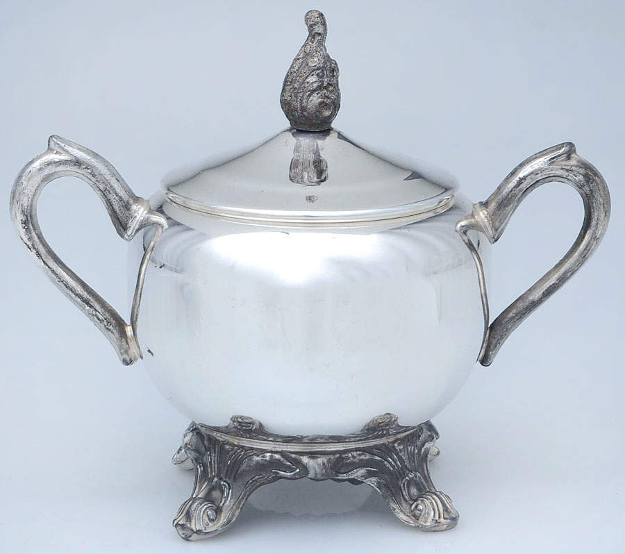2670 (Silverplate, Hollowware) Sugar Bowl & Lid by F B Rogers-1