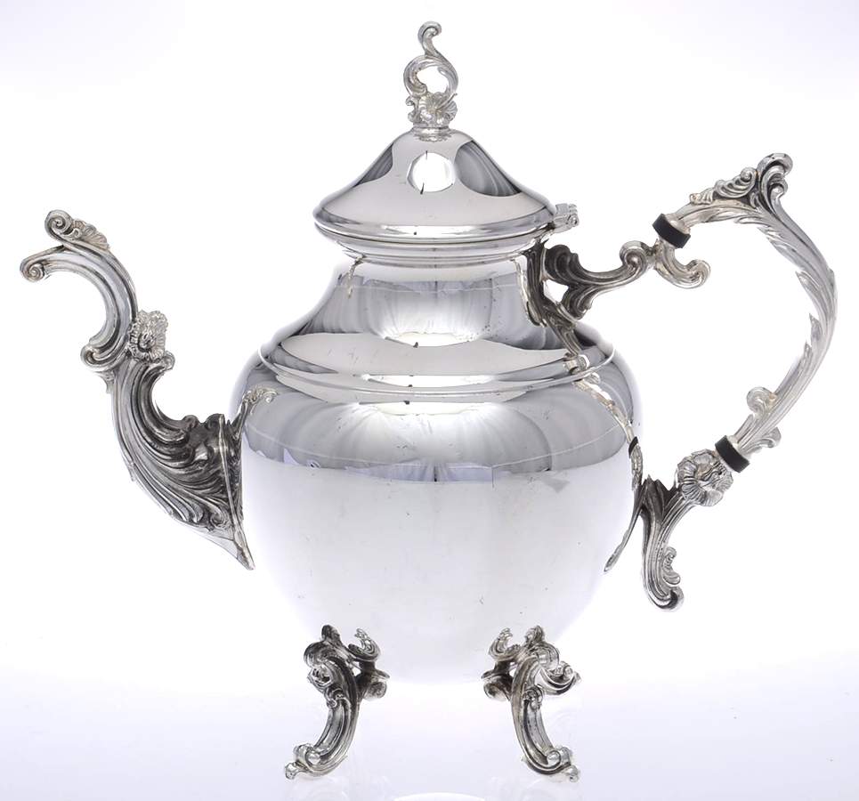 1960 (Silverplate, Hollowware) Teapot by F B Rogers-1