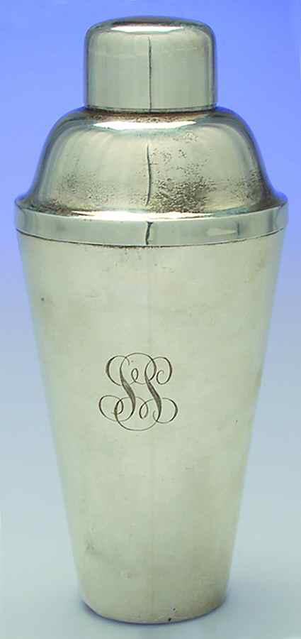 3816 (Sterling, Hollowware) Sterling Cocktail Shaker by Frank Smith-1