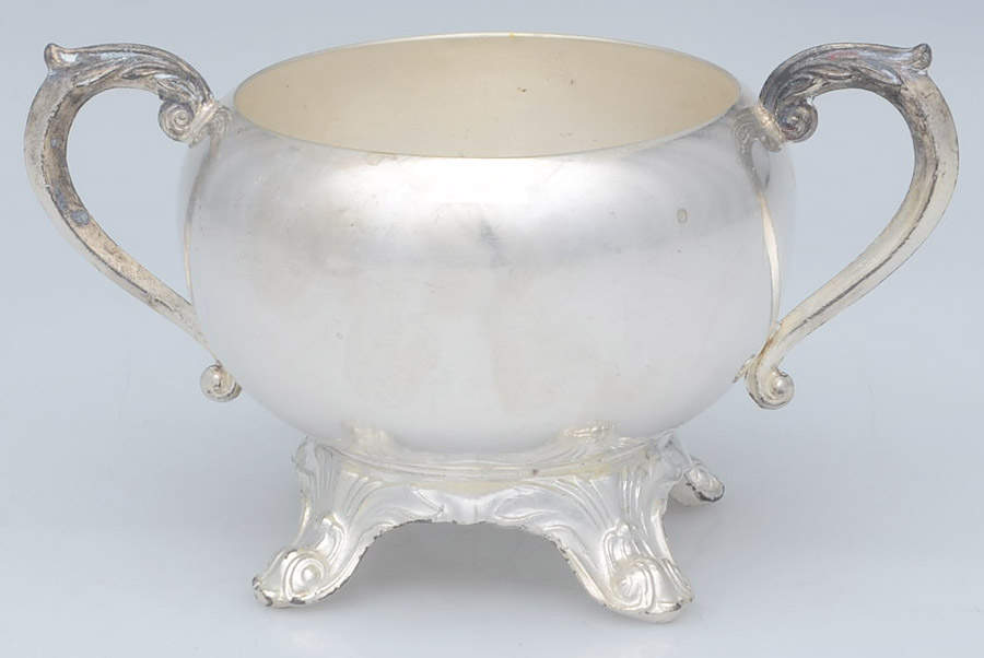 FBR30 (Silverplate, Hollowware) Sugar Bowl No Lid by F B Rogers-1