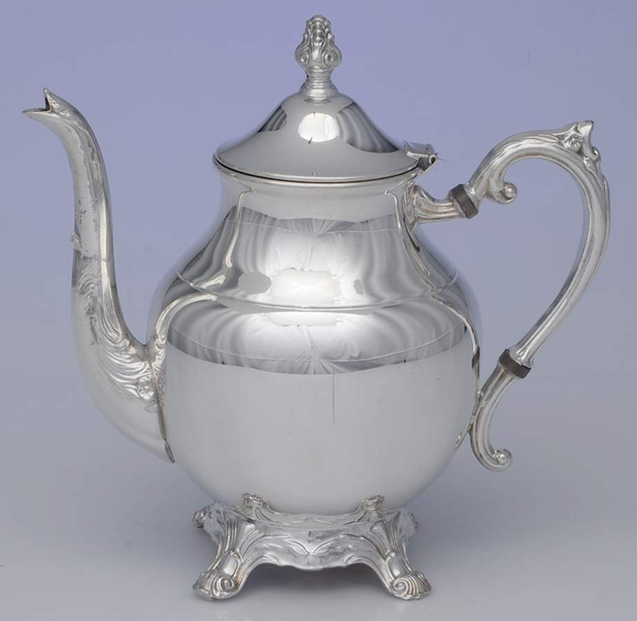 FBR30 (Silverplate, Hollowware) Teapot by F B Rogers-1