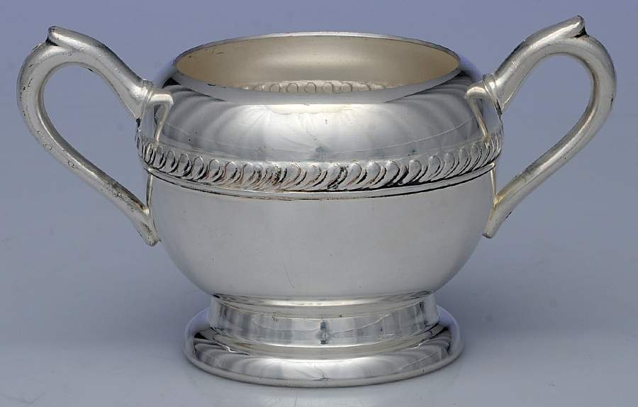 1200 (Silverplate, Hollowware) Sugar Bowl No Lid by F B Rogers-1