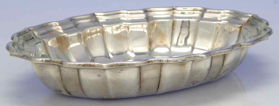 198 (Sterling, Hollowware) Sterling Oval Vegetable Bowl by Frank Smith-1