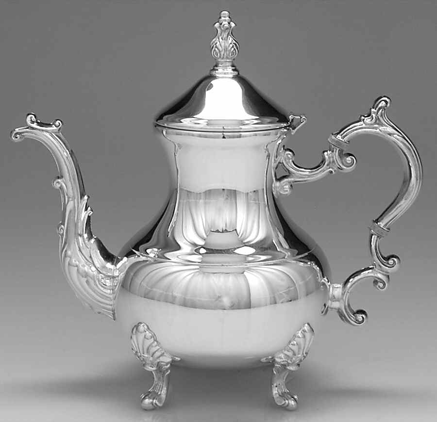 Lady Margaret (Silverplate, Hollowware) Teapot by F B Rogers-1
