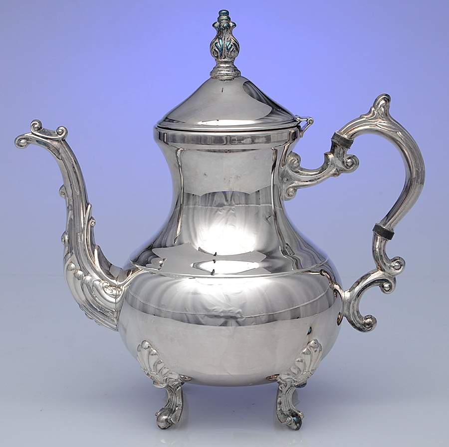 Lady Margaret (Silverplate, Hollowware) Teapot by F B Rogers-1