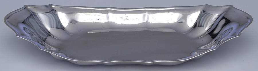 670 (Silverplate, Hollowware) 12" Bread Tray by F B Rogers-1