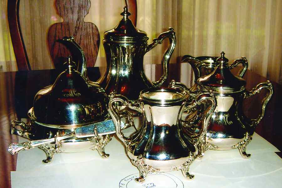 1206 (Silverplate, Hollowware) Teapot by F B Rogers-1