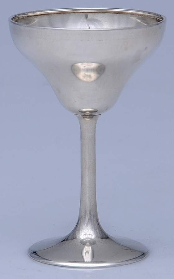3706 (Sterling, Hollowware) Sterling Wine Goblet by Frank Smith-1