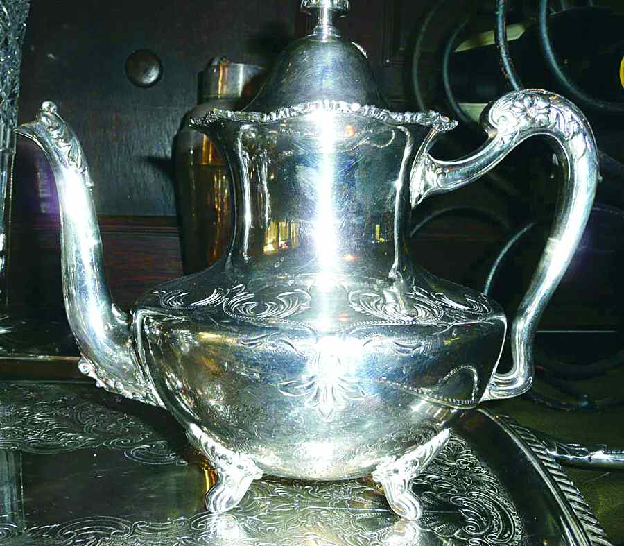 225 (Silverplate, Hollowware) Teapot by F B Rogers-1