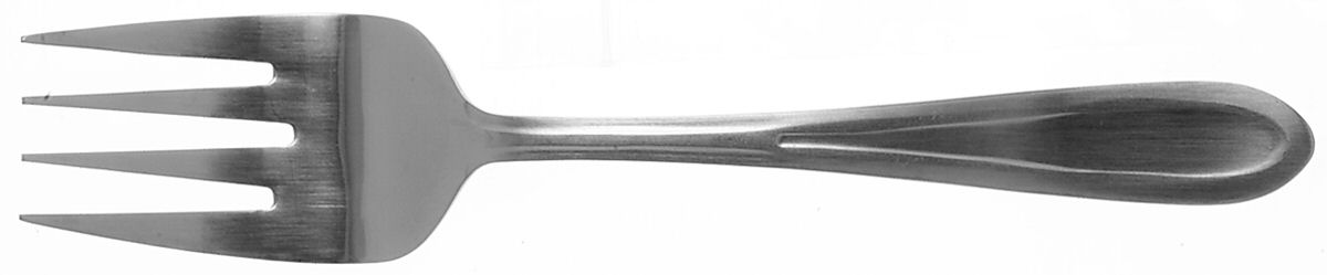 Ballet (Stainless) Medium Solid Cold Meat Serving Fork by Farberware-1