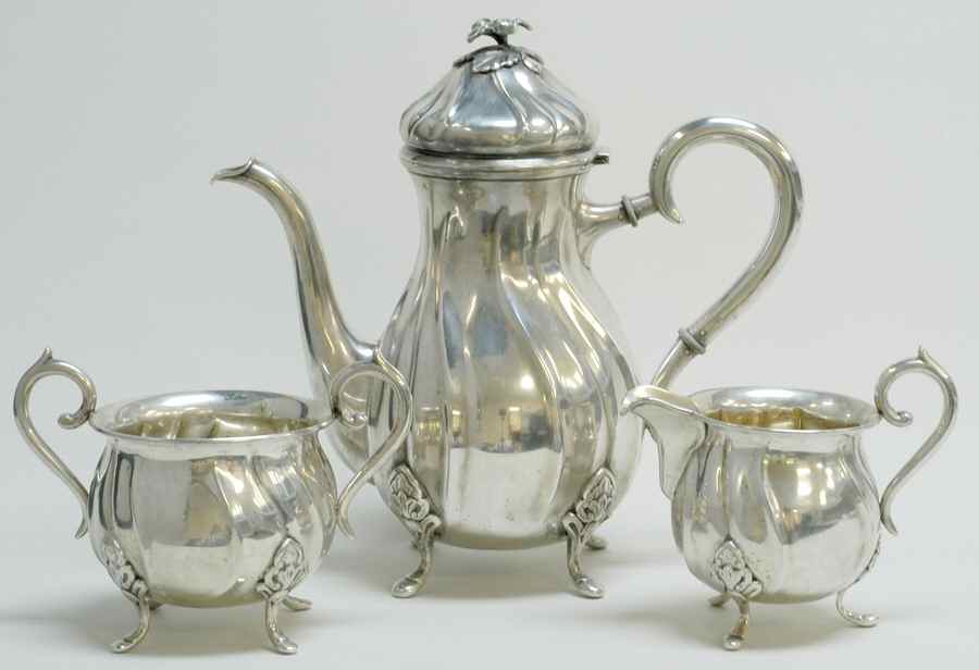 Sterling Hollowware 3 Pc Coffee Set (SCP, SCR & SSUO) by Fanilco-1