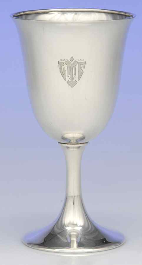 G59 (Sterling, Hollowware) Water Goblet by Frank Smith-1
