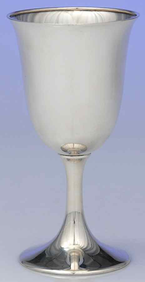 G59 (Sterling, Hollowware) Water Goblet by Frank Smith-1