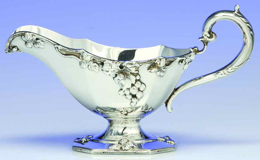 1277 (Sterling, Hollowware) Sterling Gravy Boat by Frank Smith-1