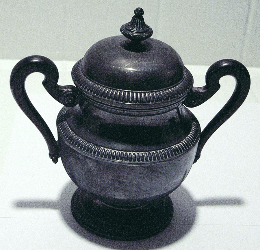 Sterling Hollowware Sugar Bowl & Lid by Friedlanders-1