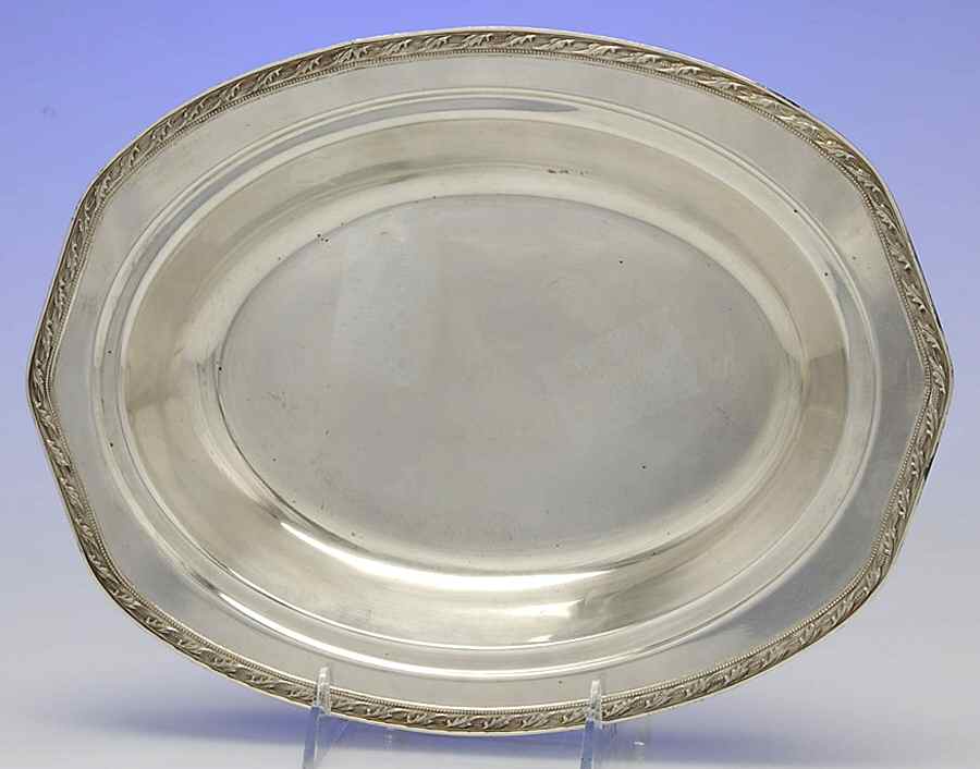 605 (Silverplate, Hollowware) 12" Oval Vegetable by F B Rogers-1