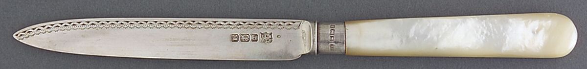 Pearl Handle Flatware 1 (Sterling) Pearl Handle Individual Fruit Knife by Frederick C Asman & Co.-1